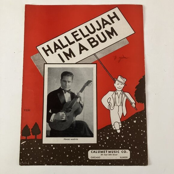 1930s Vintage Sheet Music Hallelujah I’m a Bum Andrew Sisters Crosby Nelson Eddy - Picture 7 of 16